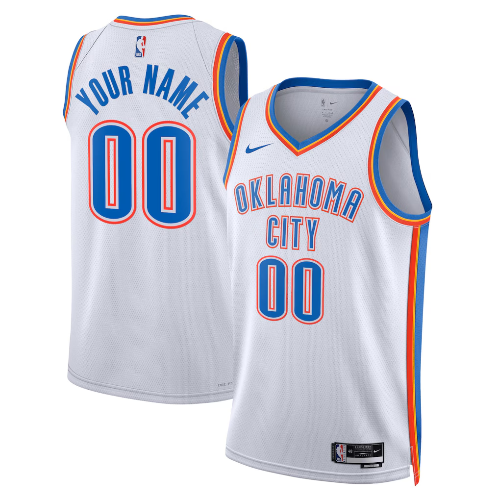 Custom Oklahoma City Thunder Jersey