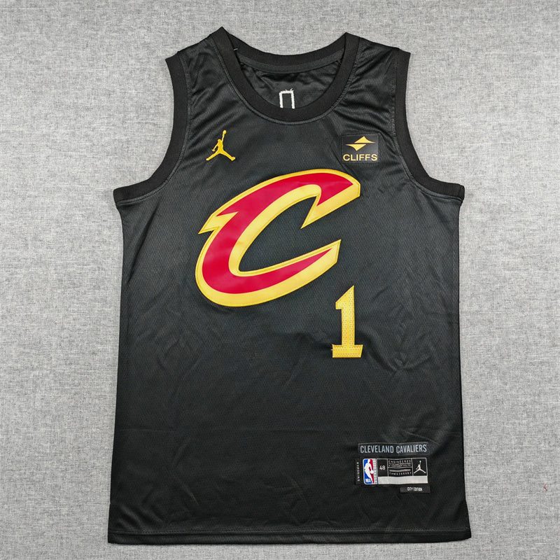 Cleveland Cavaliers James Harden #1 2026 City Edition — Embroidered Jersey