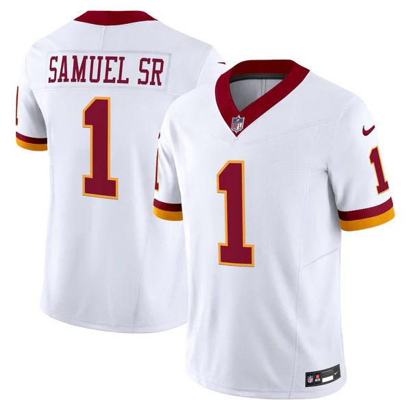 Deebo Samuel Sr. #1 Washington Commanders Vapor F.U.S.E. Limited White Jersey