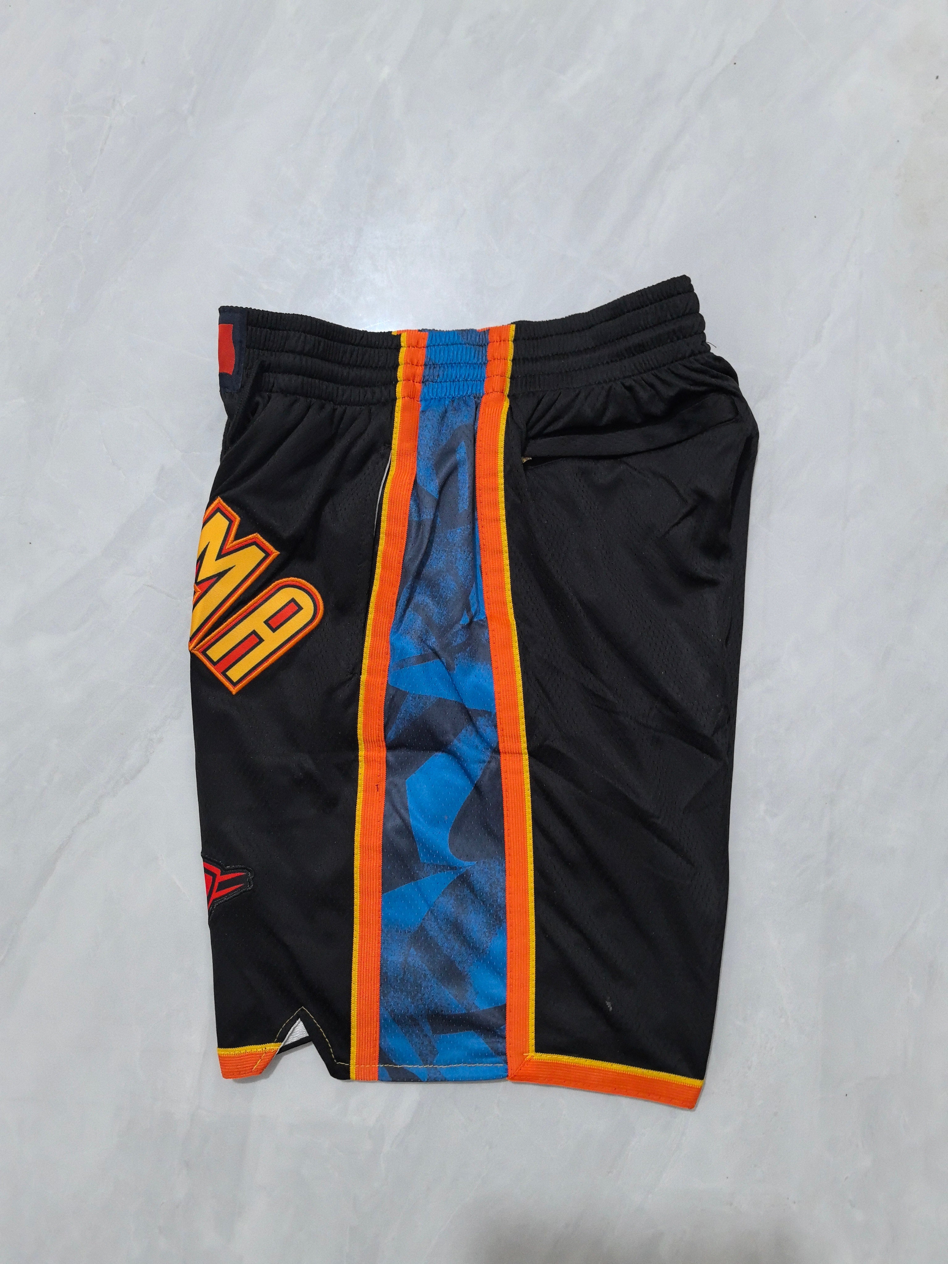 Oklahoma City Thunder 2025 Black City Edition Pocket Shorts