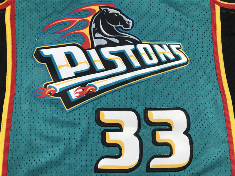 Detroit Pistons Grant Hill #33 1998-99 Throwback — Embroidered