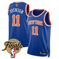 Jalen Brunson #11 New York Knicks 2026 Finals Swingman Blue Jersey - All Stitched