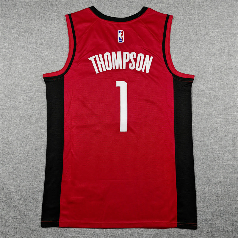 Houston Rockets Amen Thompson #1 City Edition Swingman Jersey - Embroidered