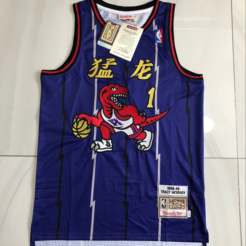 Tracy McGrady Toronto Raptors Purple 1 MN