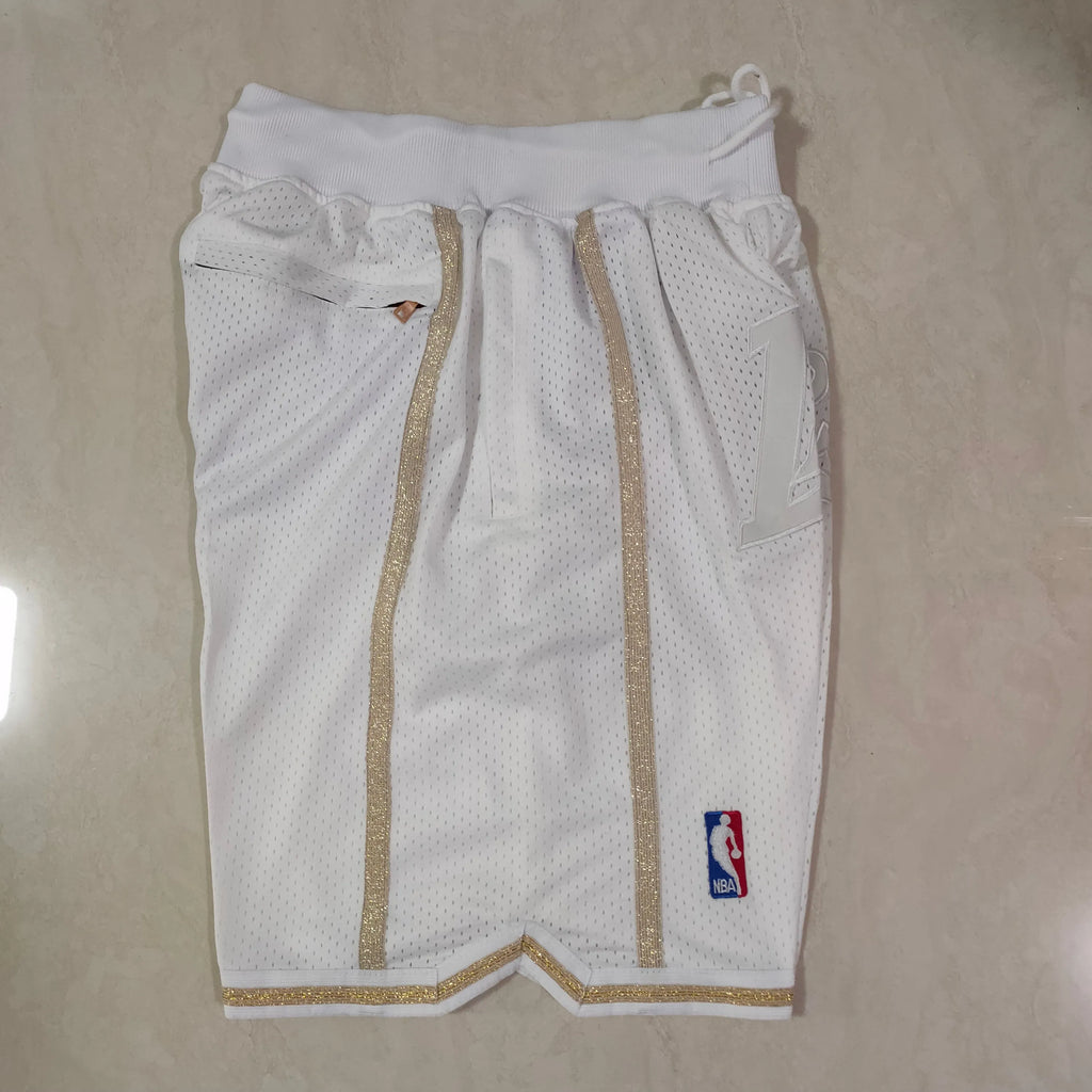Los Angeles Lakers MVP white pocket pants