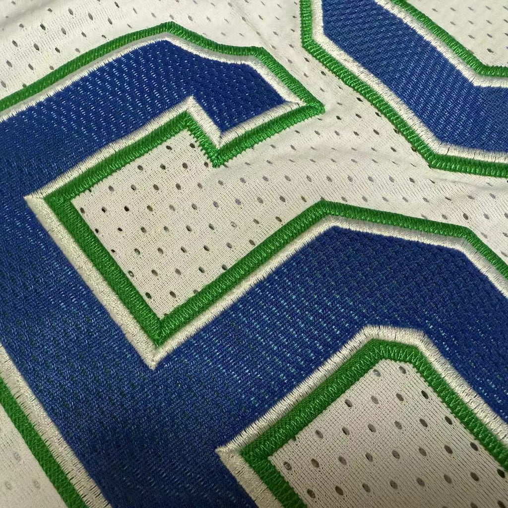 Rodman #69 Mitchell & Ness Mavericks 1999-00 Vintage White Densely Stitched Jersey