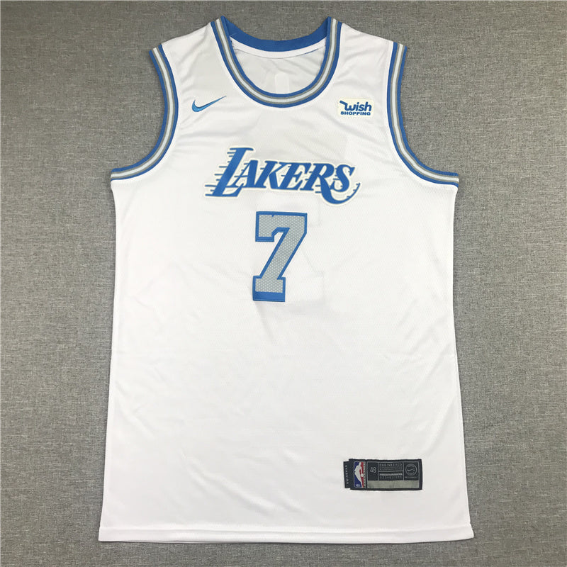 Carmelo Anthony #7 Los Angeles Lakers City Edition Swingman Jersey — Embroidered
