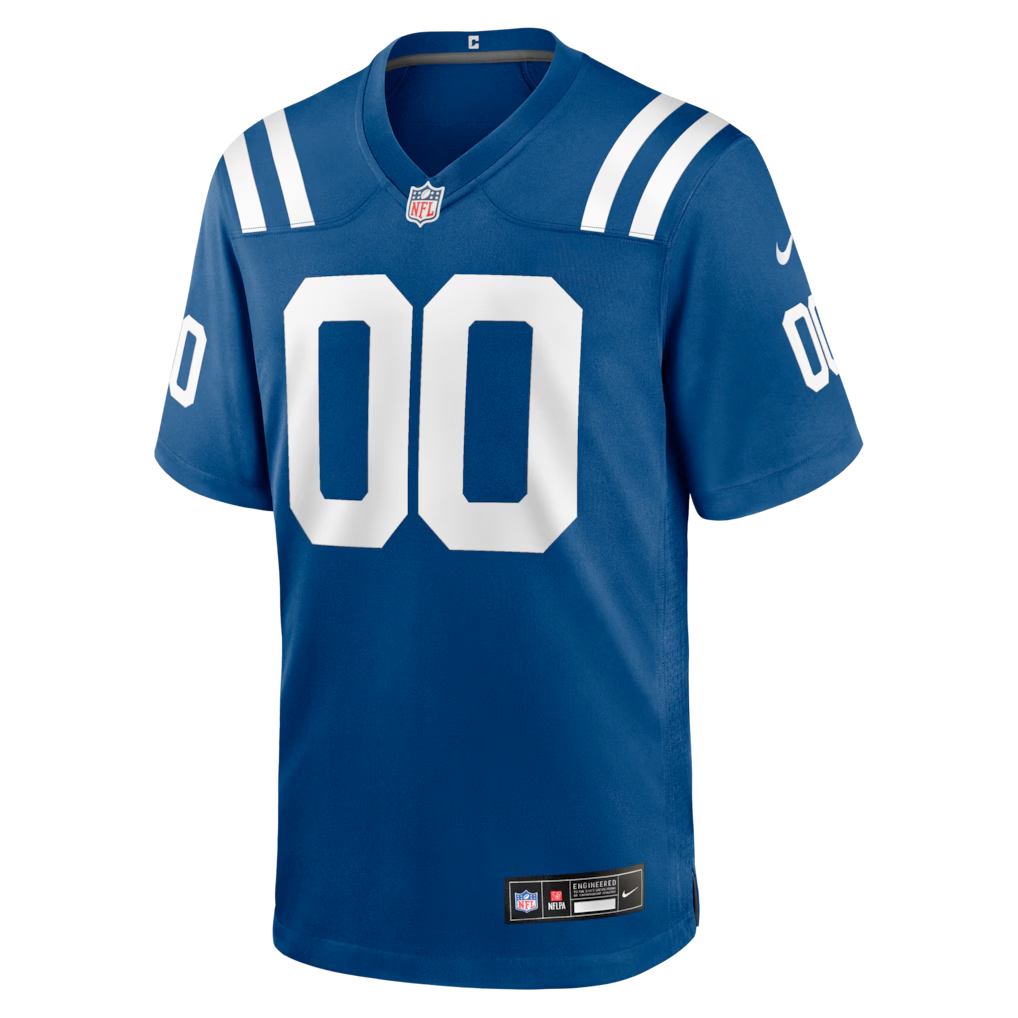 Custom Indianapolis Colts Royal Game Jersey