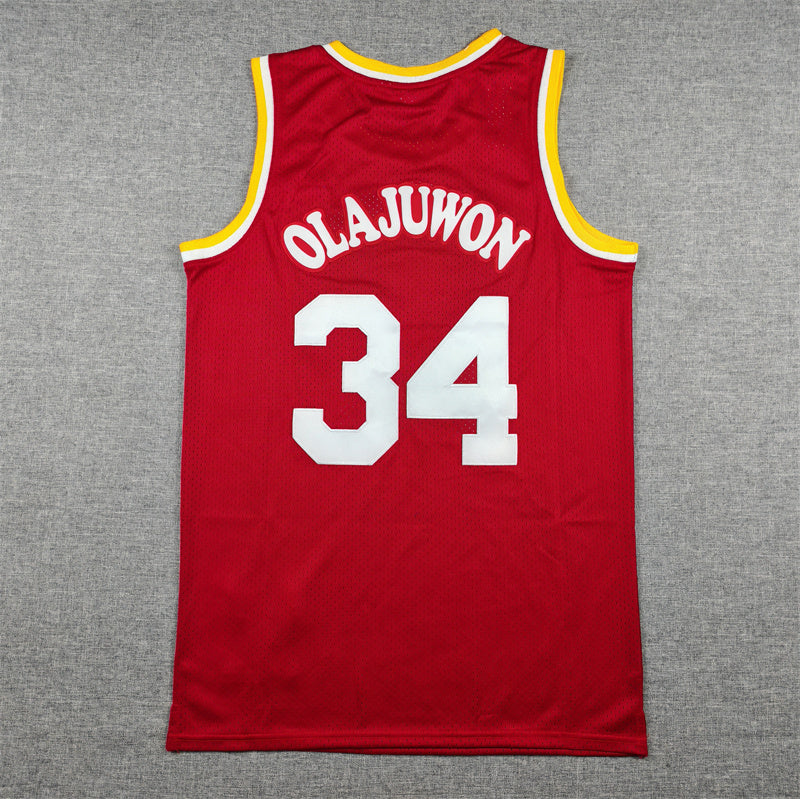 Houston Rockets Hakeem Olajuwon #34 1993-94 Throwback - Embroidered