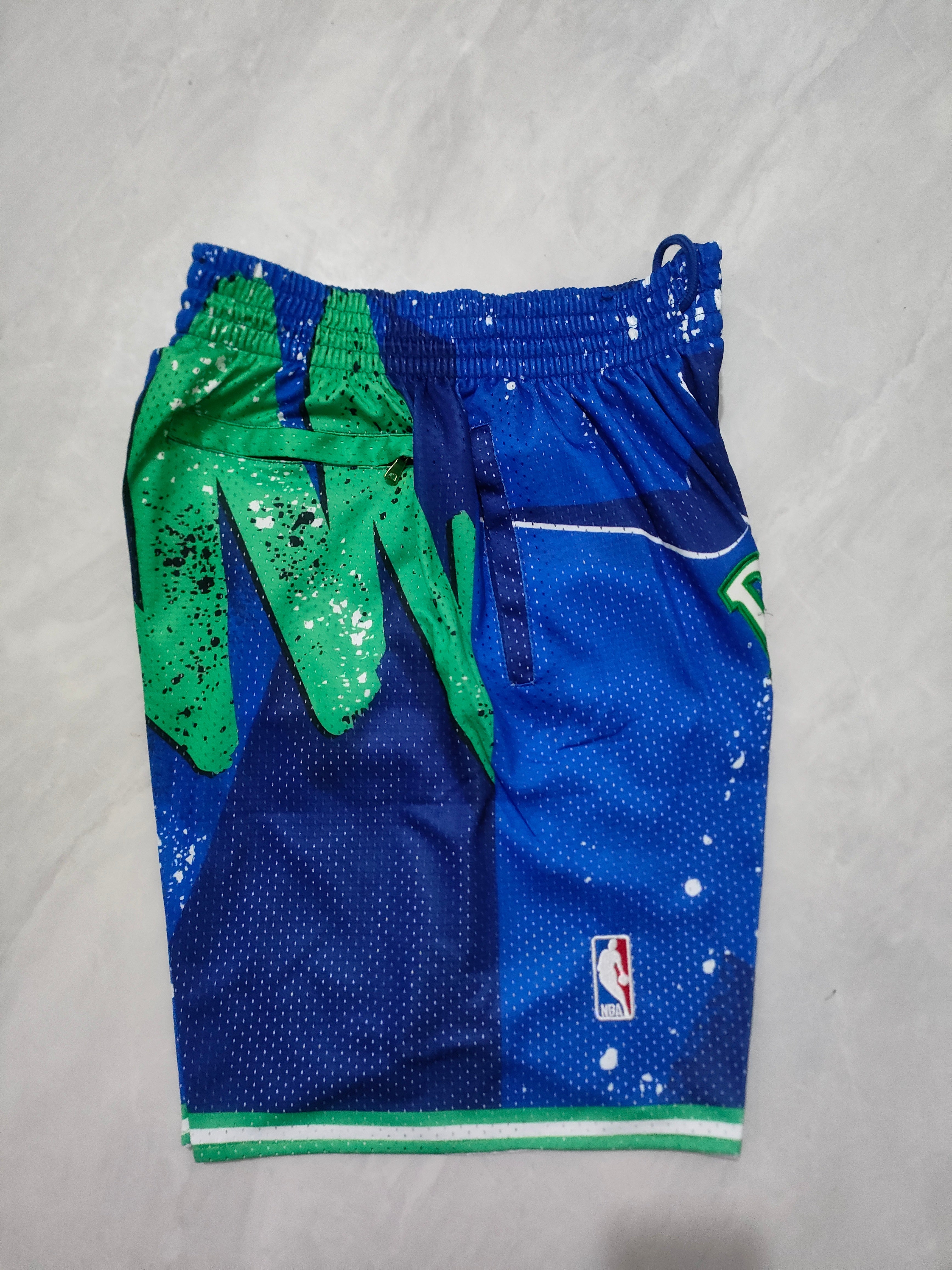 Dallas Mavericks Blue Swingman Pocket Shorts