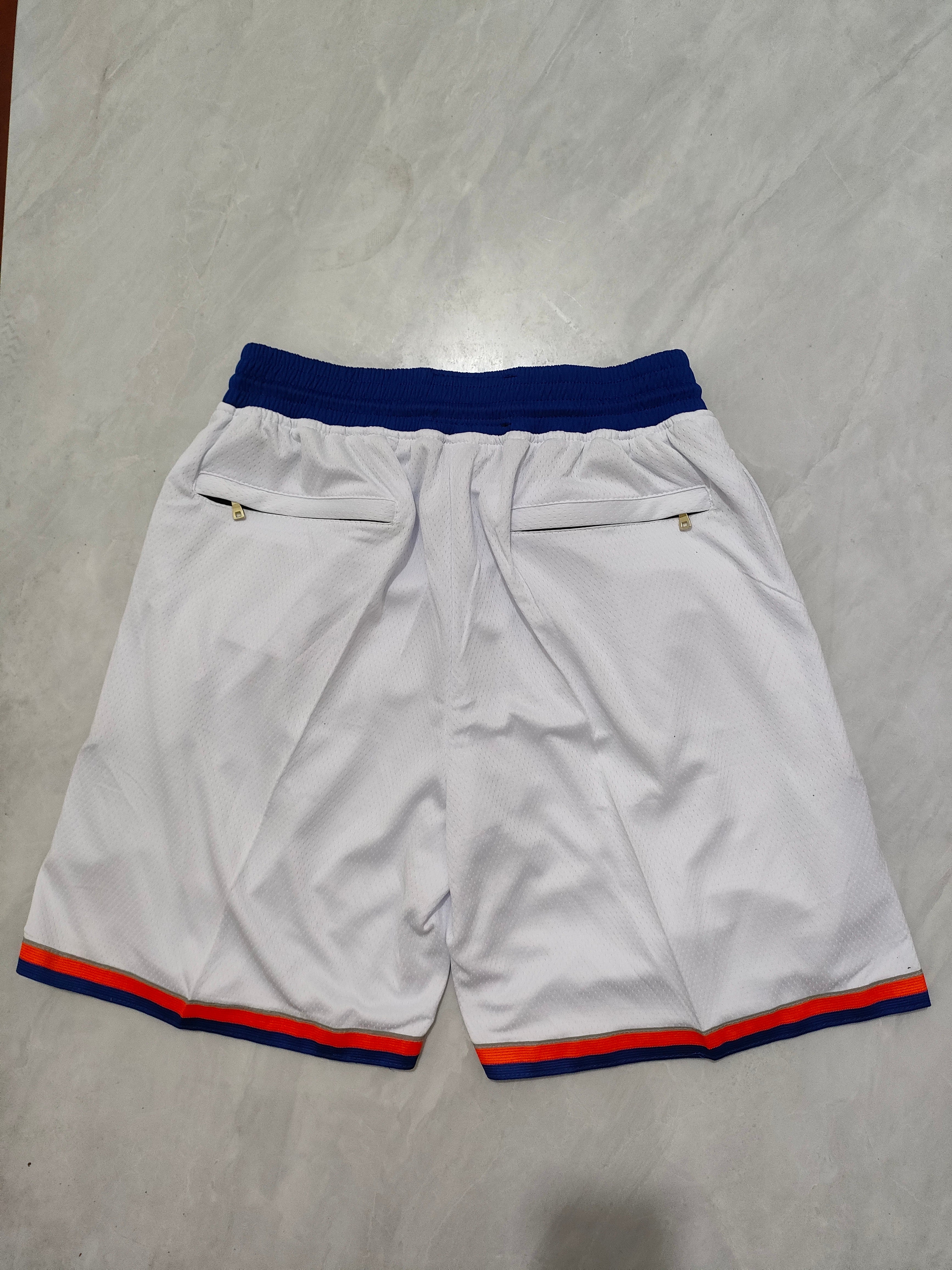 New York Knicks White Regular Edition Pocket Shorts