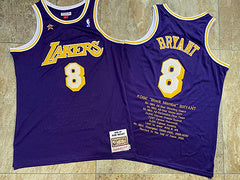 LeBron Bryant Los Angeles Lakers Purple 8 MN