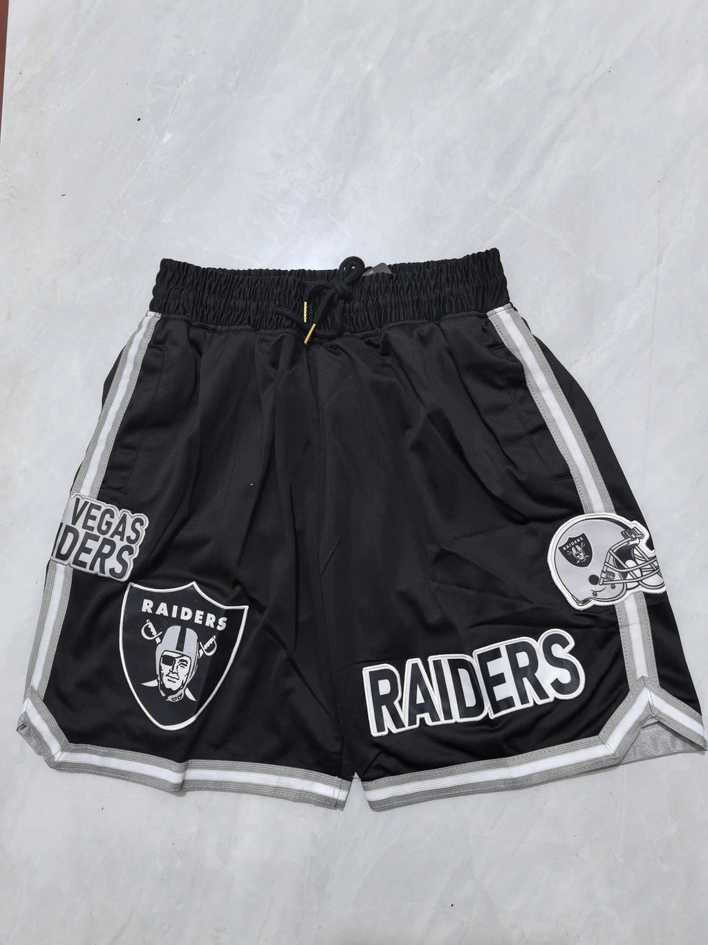 Las Vegas Raiders Black Pocket Shorts