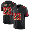 Christian McCaffrey #23 San Francisco 49ers Black 2025 Rivalries Collection Game Limited Jersey