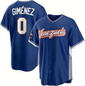 Andrés Giménez Venezuela Baseball 2026 World Baseball Classic Away Stadium Jersey - Blue