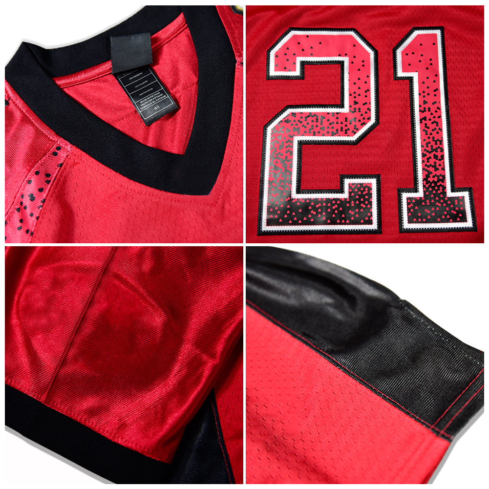Custom A.Falcon Men's Fashion American Red Vapor Limited Stitched Football Jersey