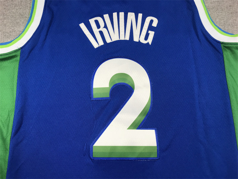 Dallas Mavericks Kyrie Irving #2 2023 City Edition Swingman Jersey — Embroidered