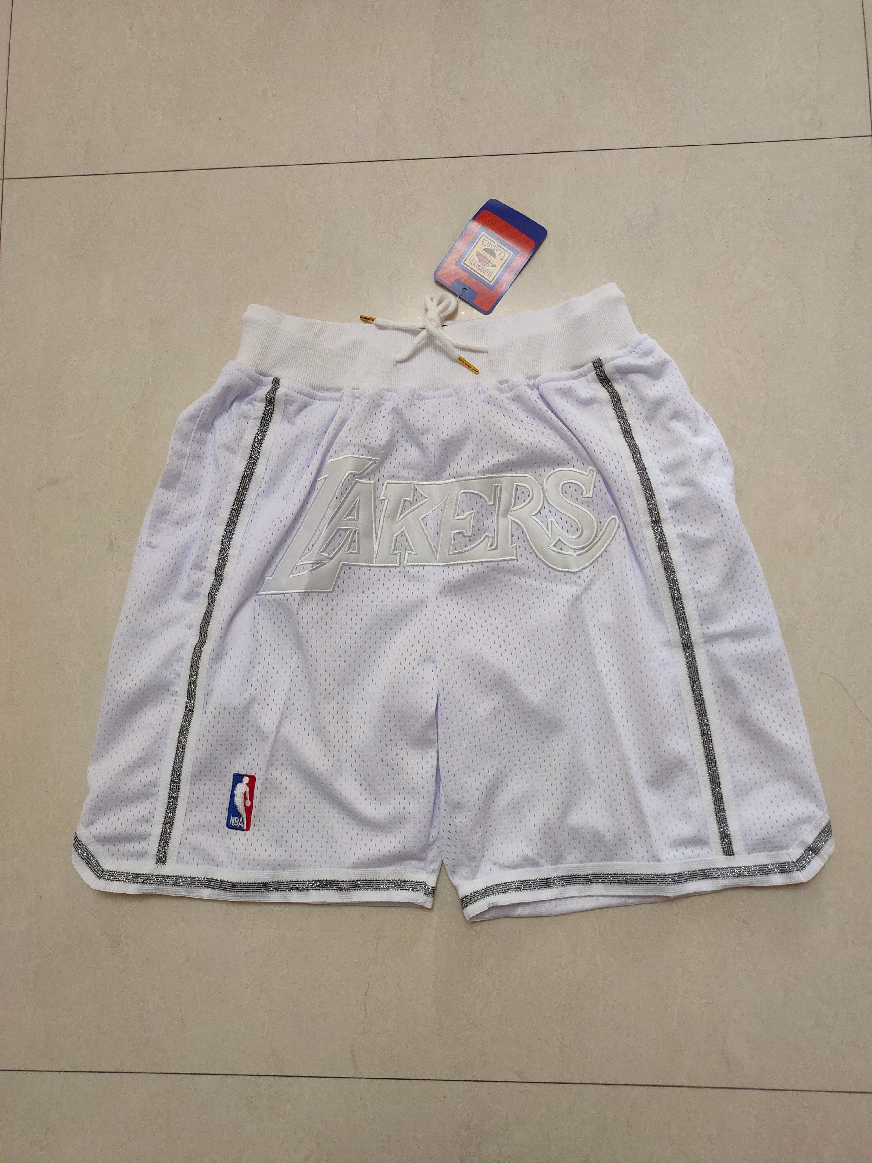 Los Angeles Lakers MVP White Pocket Pants