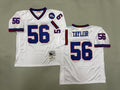 Mens Lawrence Taylor#56 white New York Giants Vintage Throwback Jersey