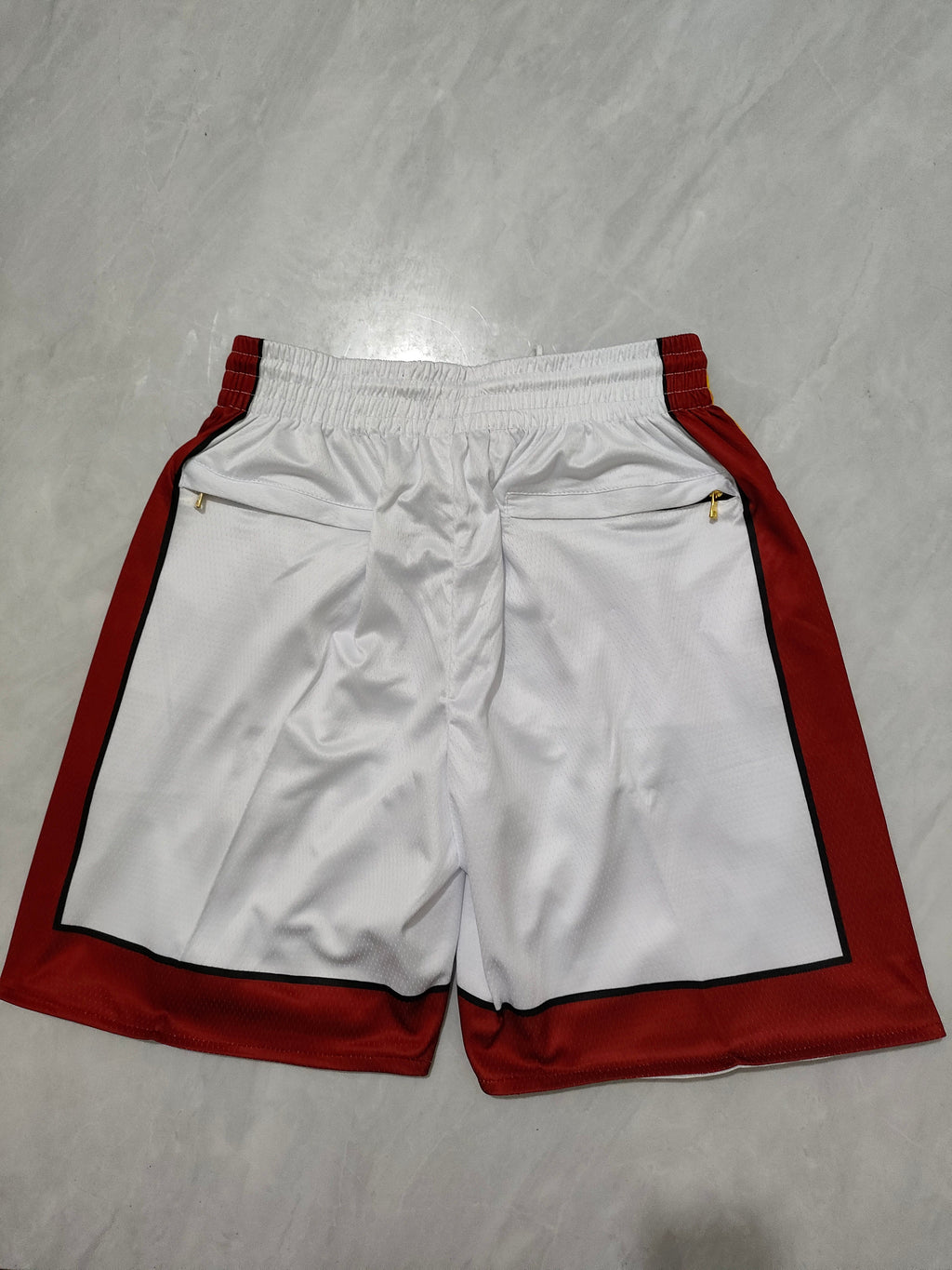Miami Heat White Regular Pocket Shorts