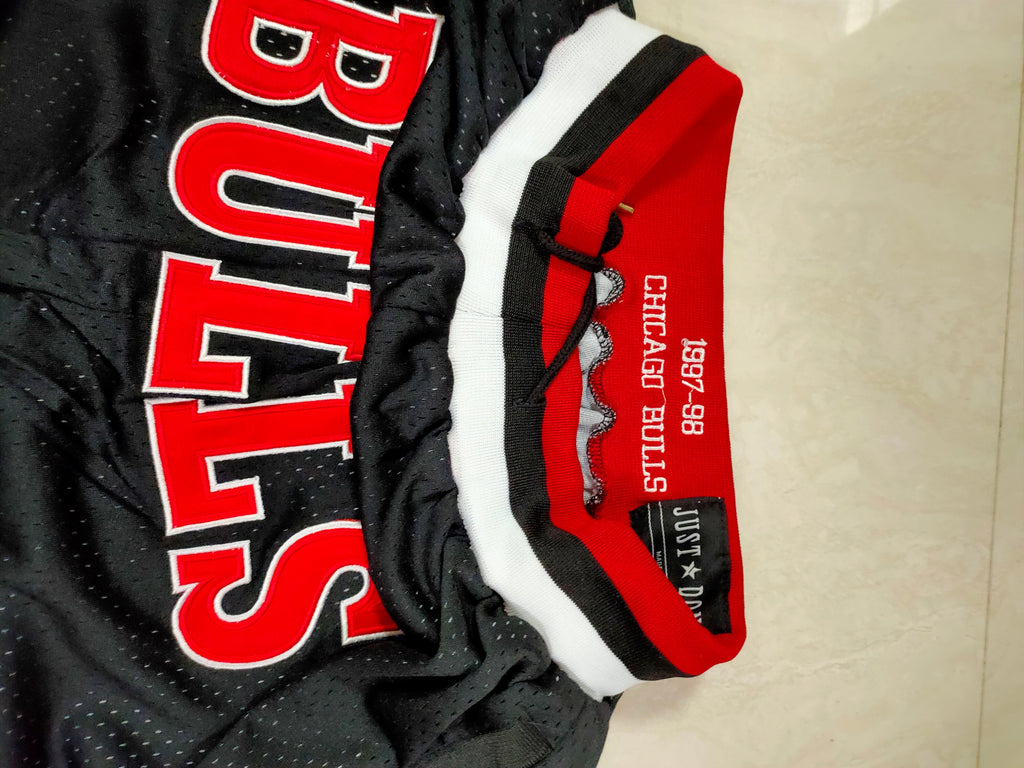 Chicago Bulls Black Collaboration Retro Pocket Shorts