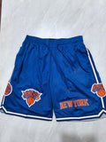 New York Knicks Blue Pocket Shorts