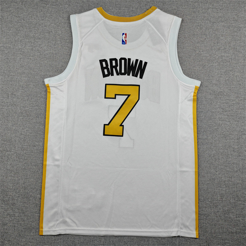 Boston Celtics Jaylen Brown #7 2026 City Edition - Embroidered Jersey