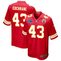 Jack Cochrane Kansas City Chiefs Super Bowl LVII Game Jersey - Red