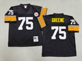 Mens Joe Greene#75  ‌black Pittsburgh Steelers Vintage Throwback Jersey