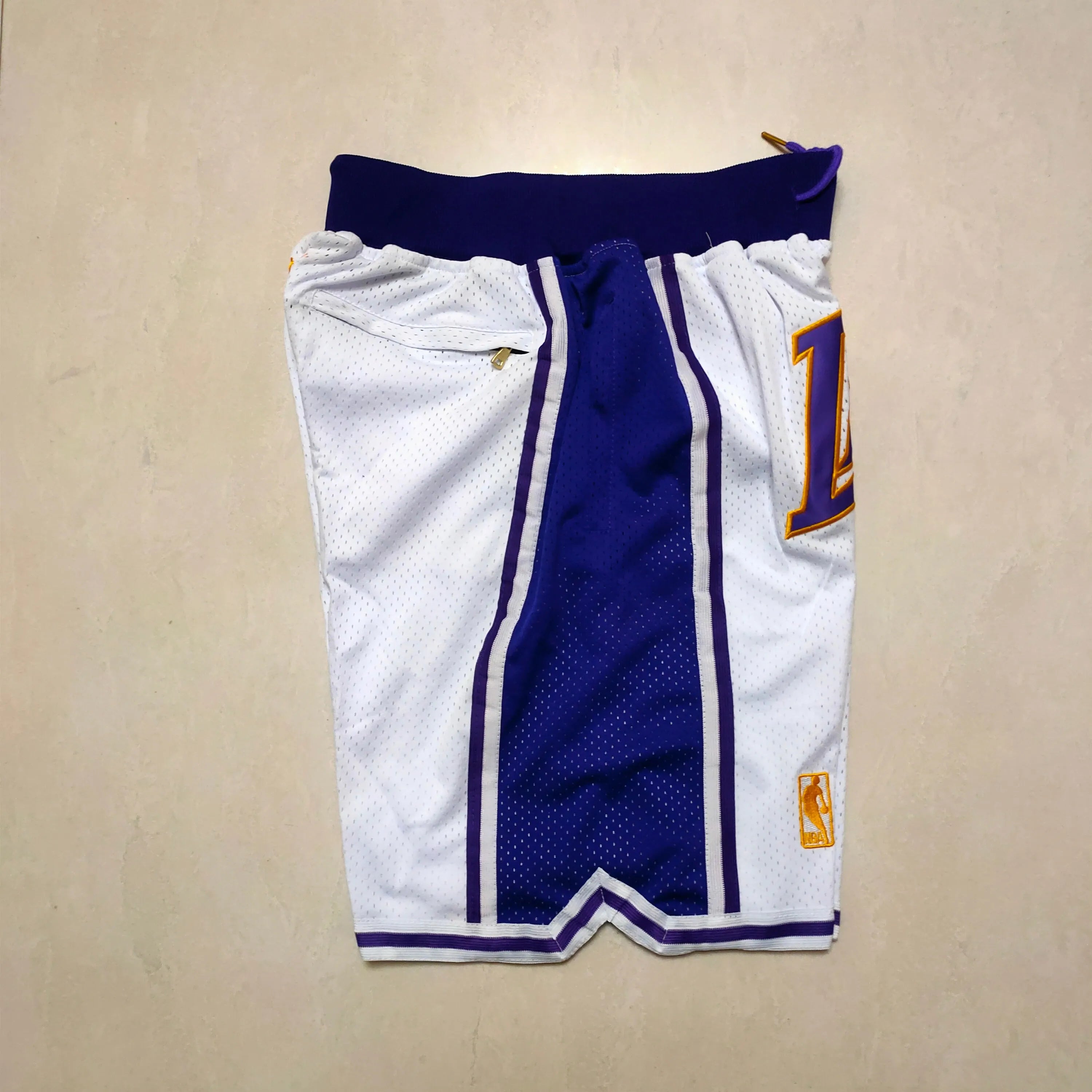 Los Angeles Lakers white pocket pants