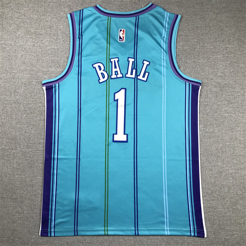 Charlotte Hornets LaMelo Ball #1 City Edition Swingman Jersey - Embroidered