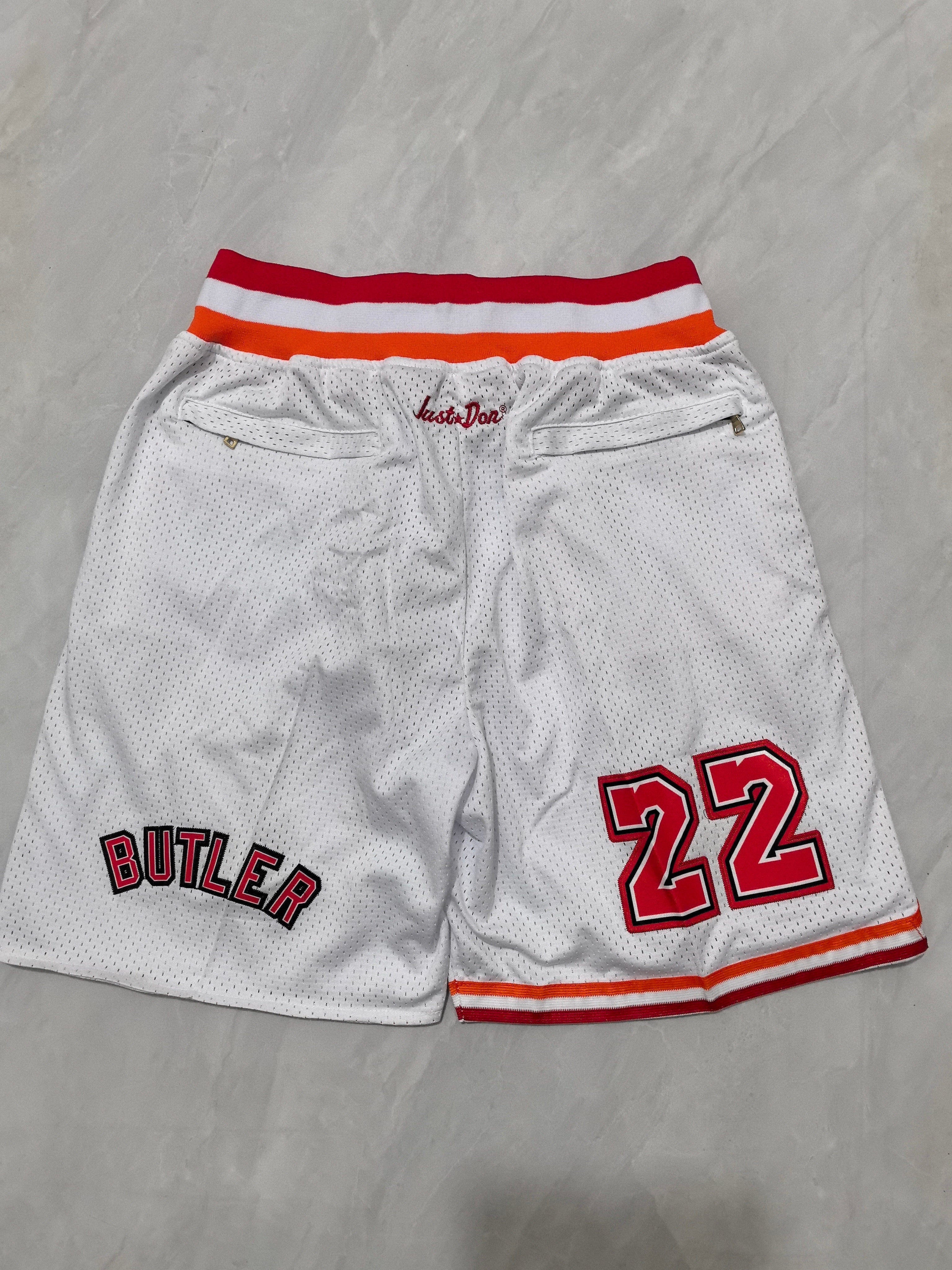 Miami Heat White Retro Pocket Shorts
