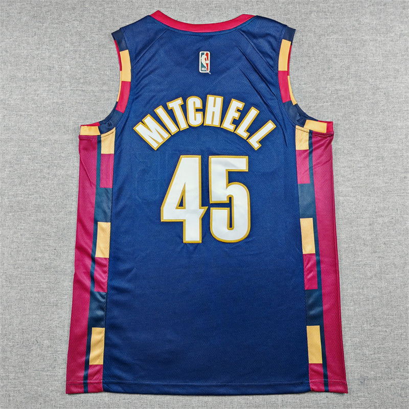 Cleveland Cavaliers Donovan Mitchell #45 City Edition - Embroidered Jersey