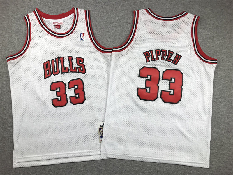 Youth Scottie Pippen Chicago Bulls #33 Embroidered Jersey