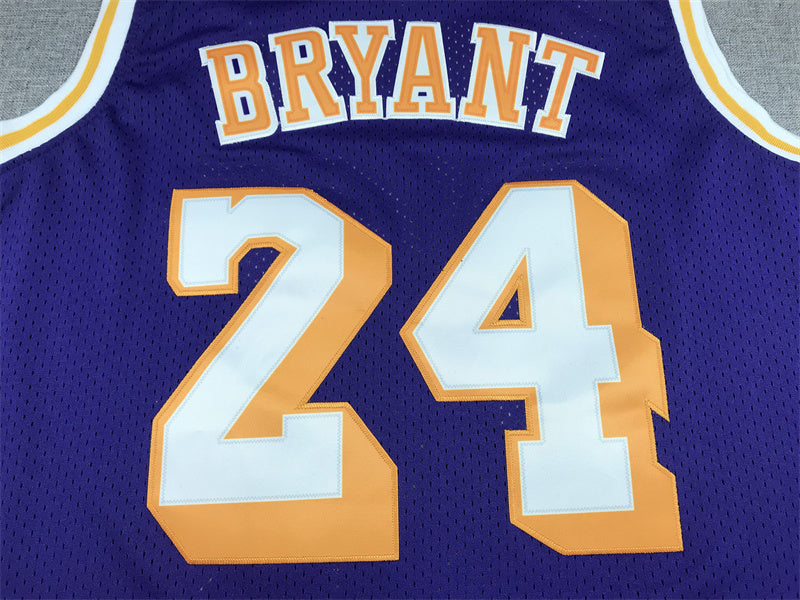 Kobe Bryant #24 Los Angeles Lakers Throwback Embroidered Jersey