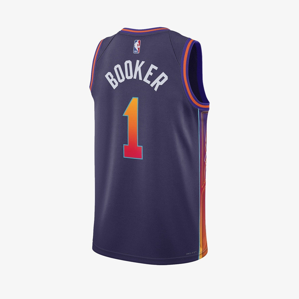 Devin Booker Phoenix Suns 2024 City Edition Swingman Jersey - Purple - Embroidered
