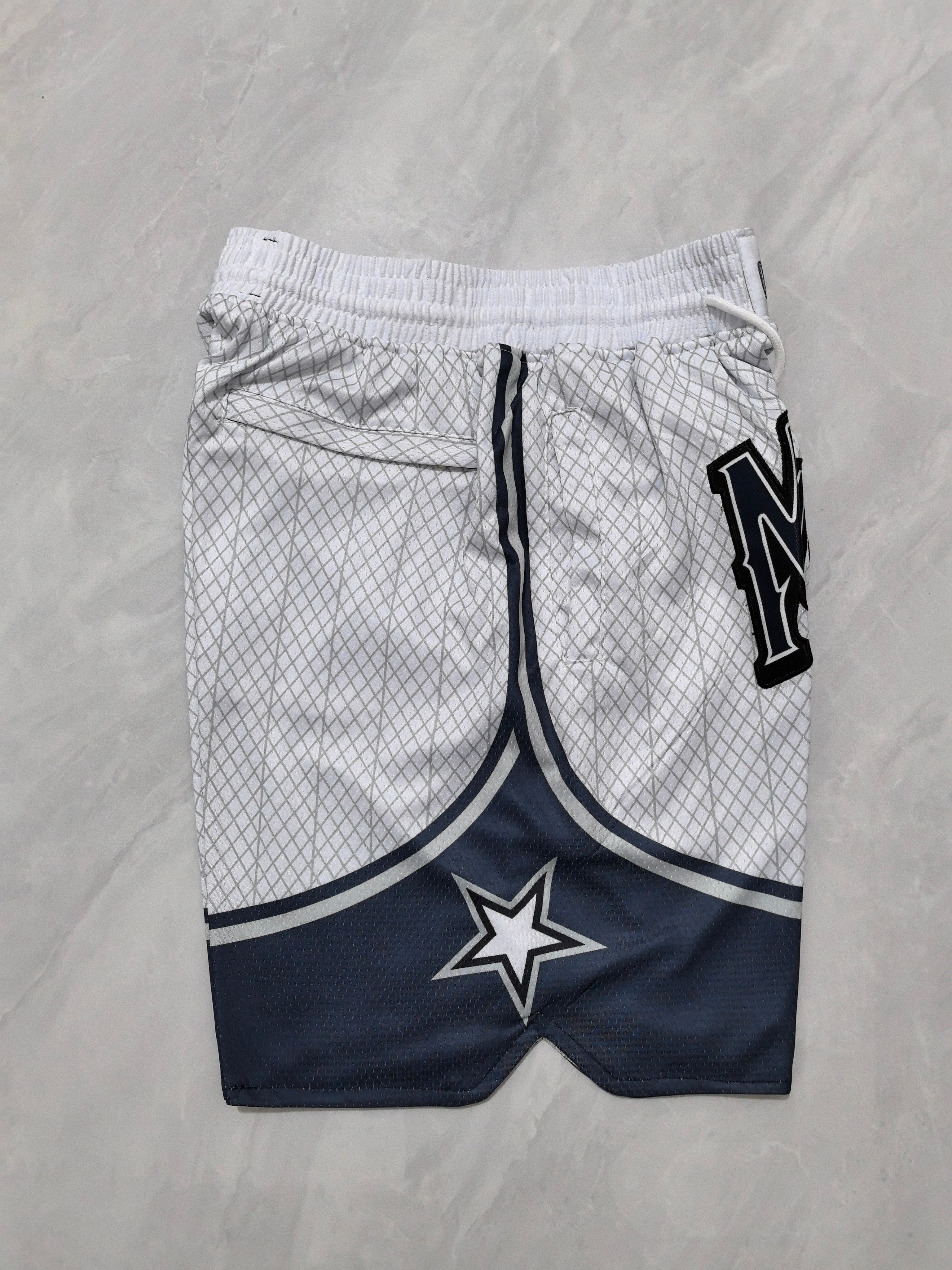 Orlando Magic 2025 White Stripe City Edition Pocket Shorts