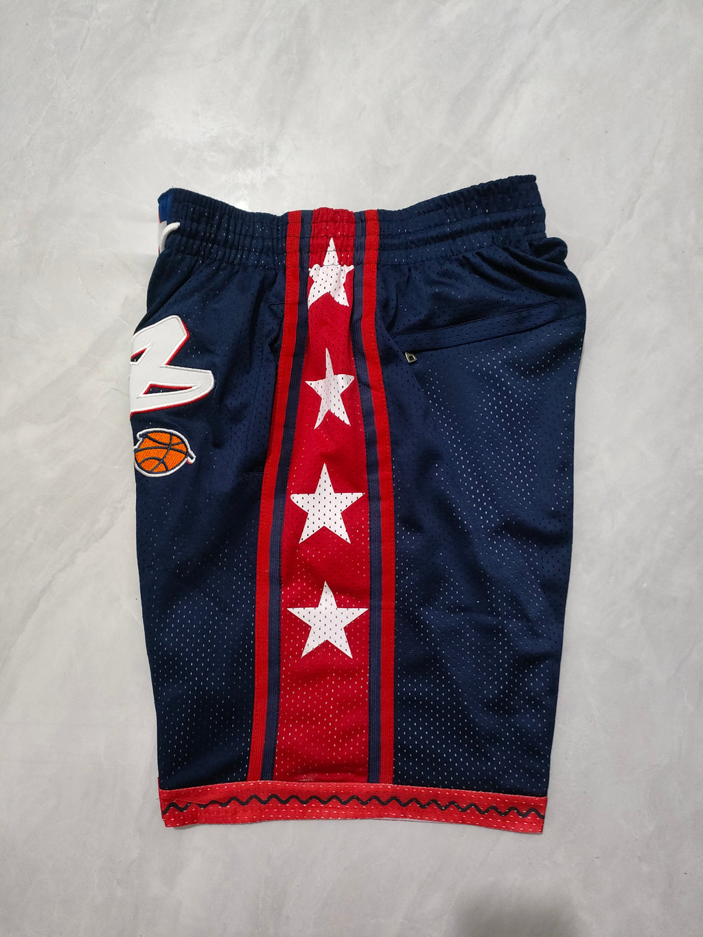 American Olympic Blue Pocket Shorts