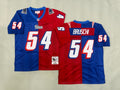 Mens Tedy Bruschi#54 New England Patriots Vintage Throwback Jersey