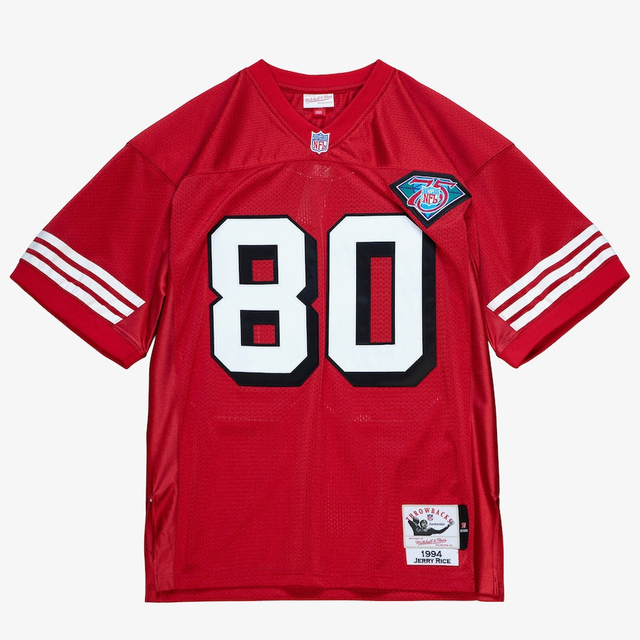 Men's Jerry Rice Scarlet San Francisco 49ers 1994 Jersey