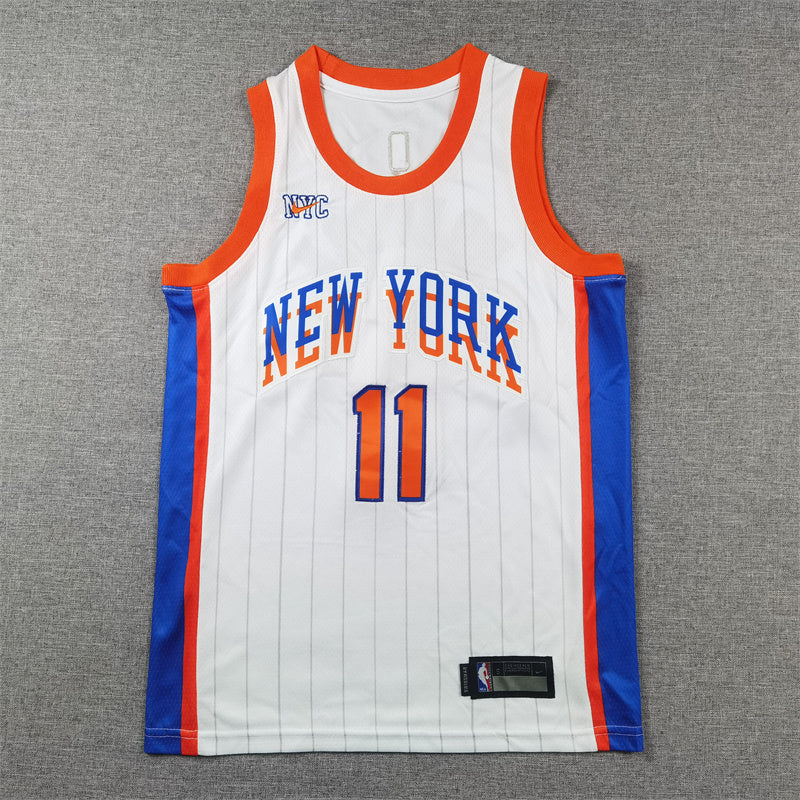 Youth Jalen Brunson New York Knicks #11 City Edition Embroidered Jersey