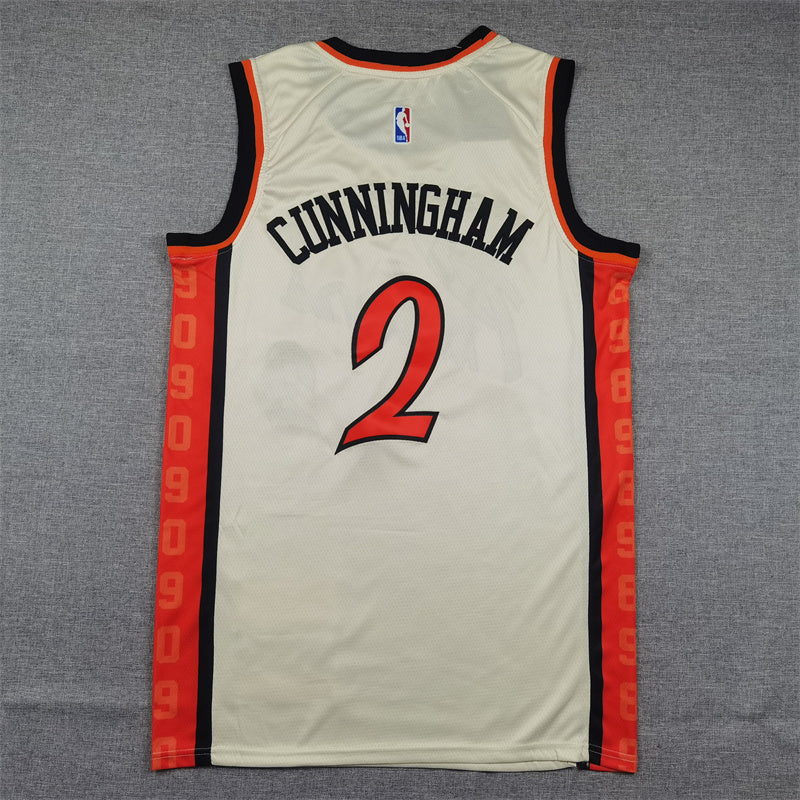 Detroit Pistons Cade Cunningham #2 2025 City Edition Swingman Jersey — Embroidered