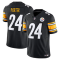 Joey Porter Jr. #24 Pittsburgh Steelers Black Game Jersey