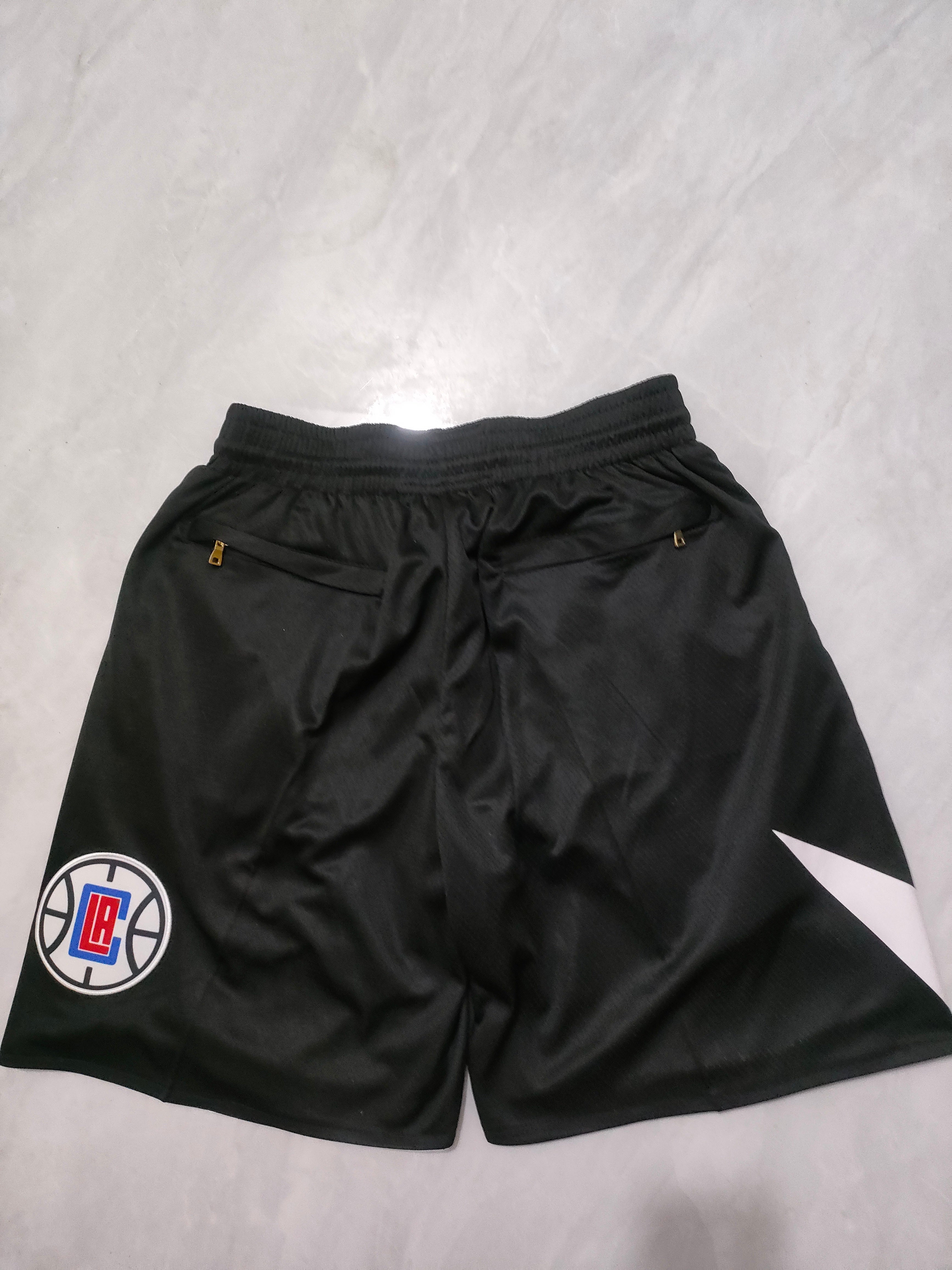 Los Angeles Clippers Black Statement Edition Pocket Shorts