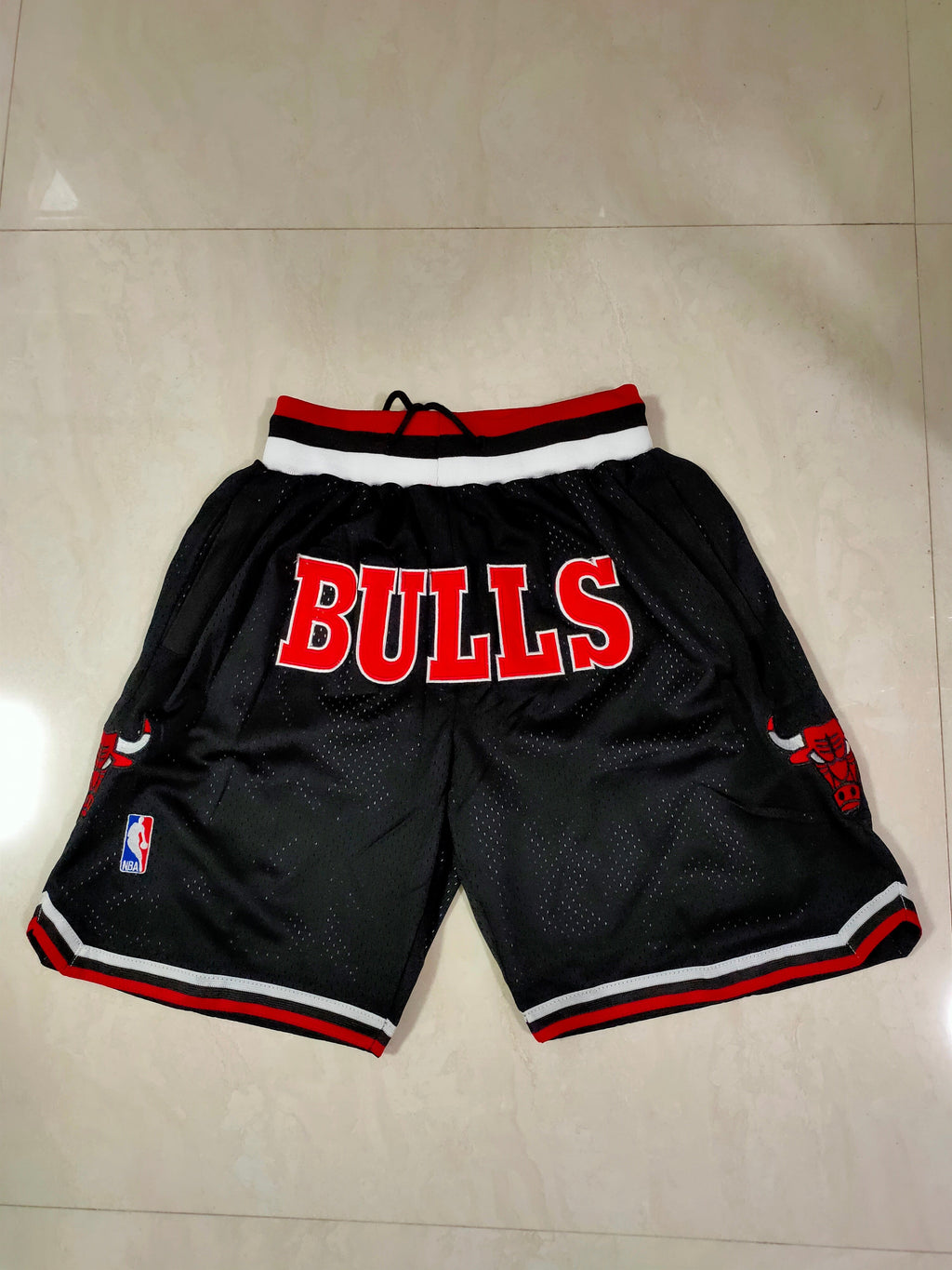 Chicago Bulls Black Collaboration Retro Pocket Shorts