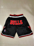 Chicago Bulls Black Collaboration Retro Pocket Shorts