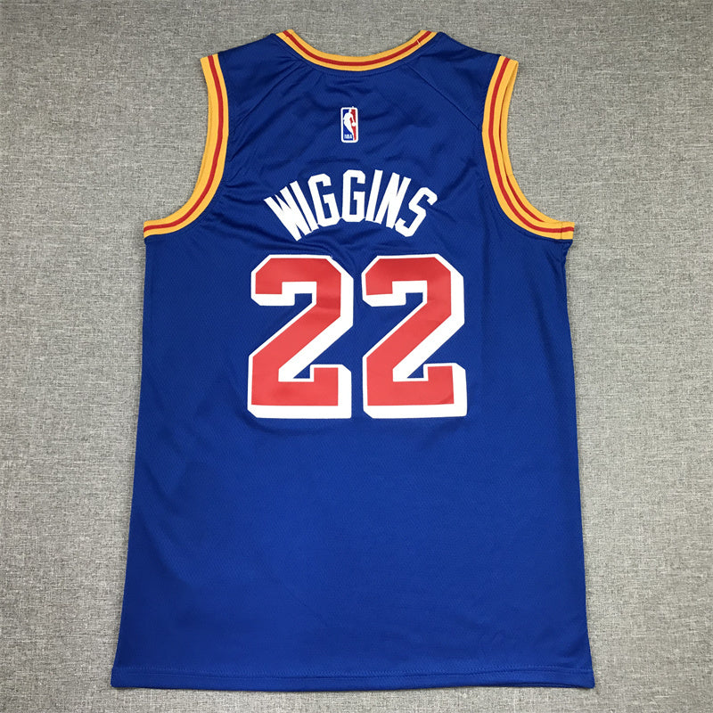 Golden State Warriors Andrew Wiggins #22 75th Anniversary City Edition Swingman Jersey — Embroidered