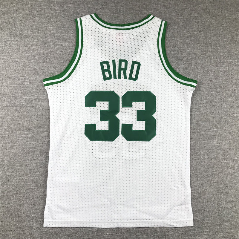 Youth Larry Bird Boston Celtics #33 Embroidered Jersey