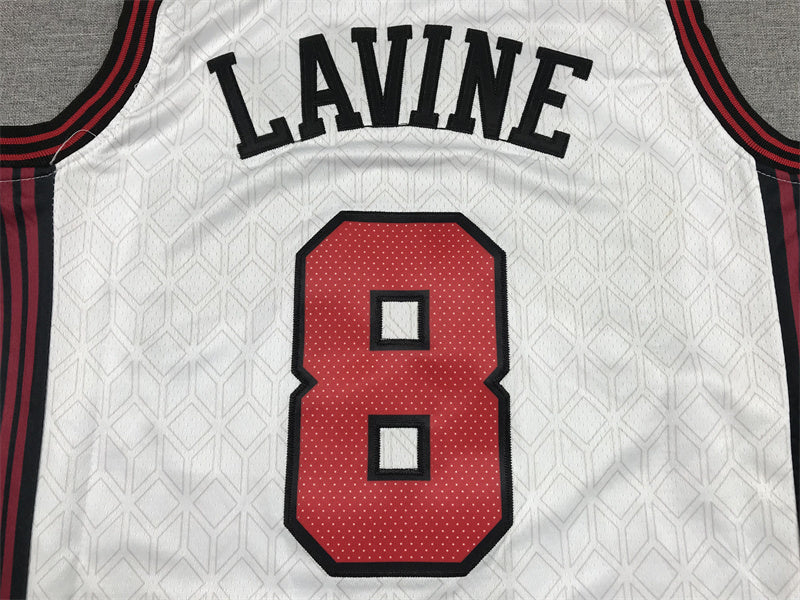 Chicago Bulls Zach LaVine #8 2023 City Edition Swingman Jersey – Embroidered