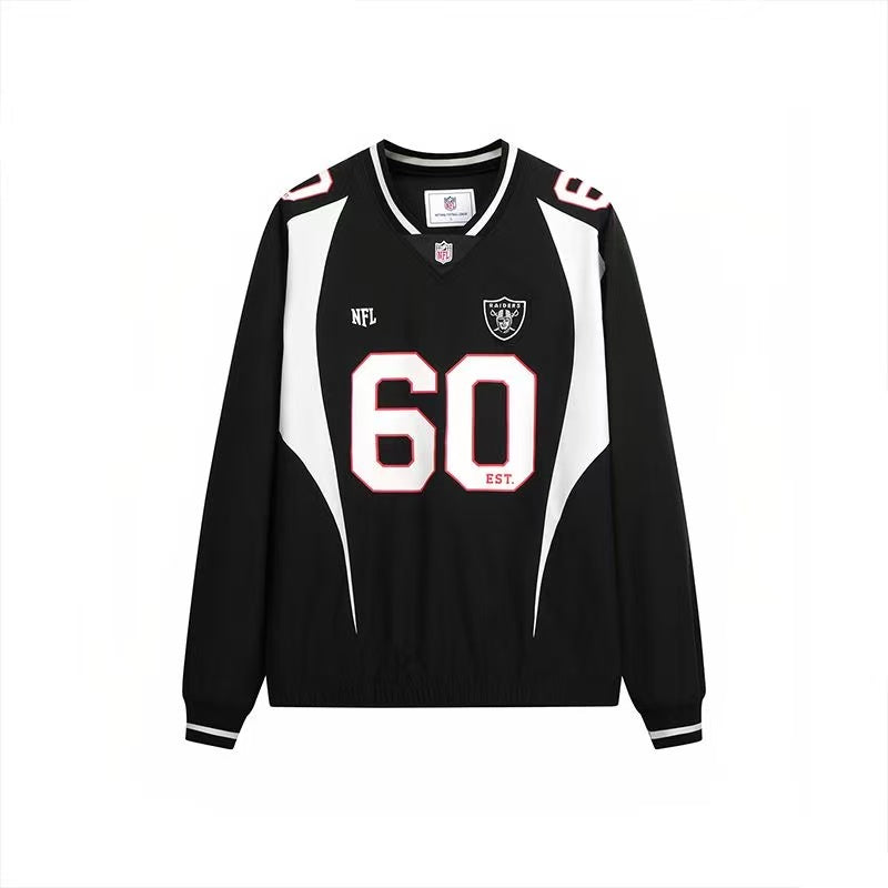 Raiders Long-Sleeve Athletic Training Jersey